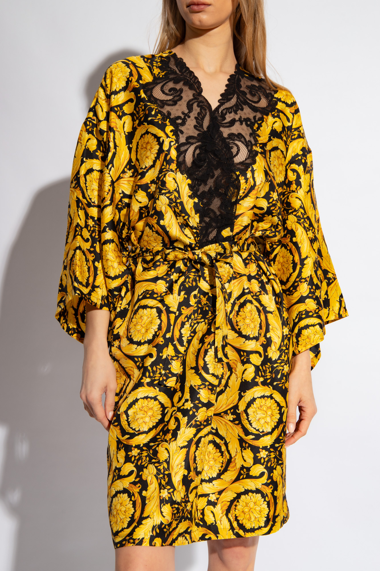 Yellow versace discount robe